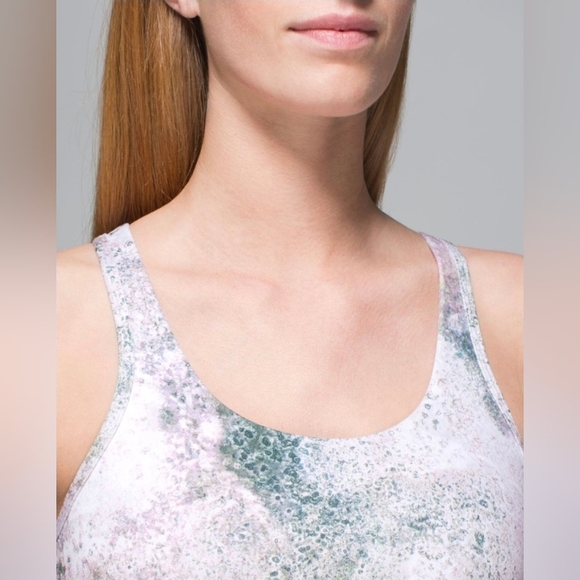 Lululemon Crossback Tank Sugar Crush Multi / Silver Fox - Picture 7 of 9